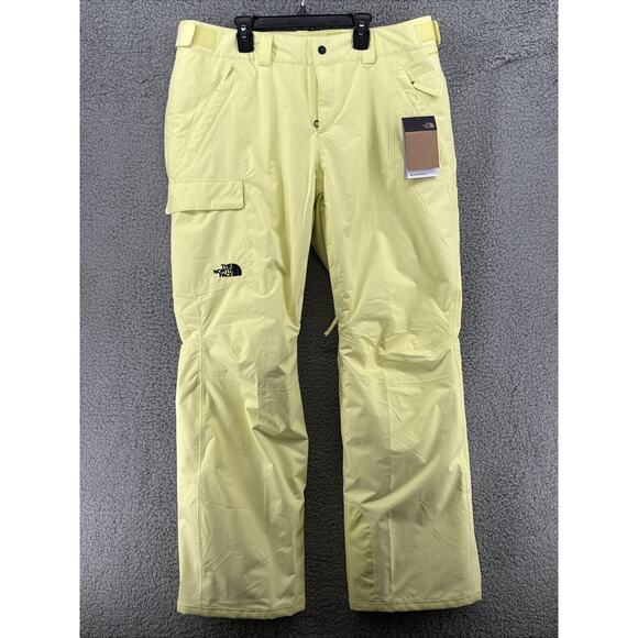 The North Face Freedom Insulated Yellow Snow Pants Women's Sz XL NWT - Picture 1 of 3